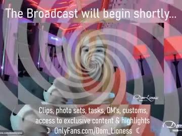 Freechat domlioness on Chaturbate