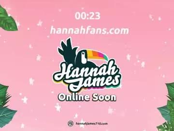 Freechat hannahjames710 on Chaturbate