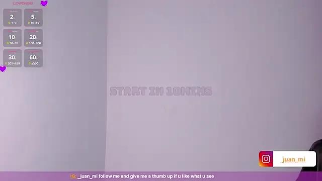 Freechat juanmiss on StripChat