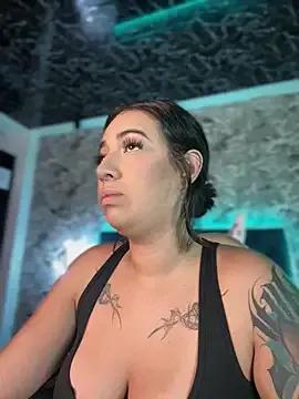 StripChat Scarlett-LS is Freechat Scarlett-LS — show saliva in boobs